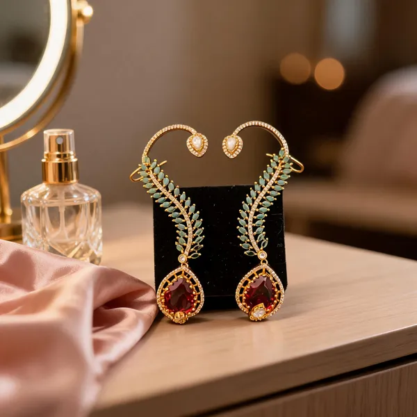 Gold_Brass_Earrings_For_Women