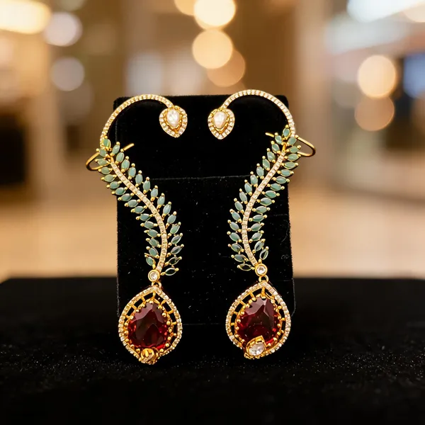 Gold_Brass_Earrings_For_Women