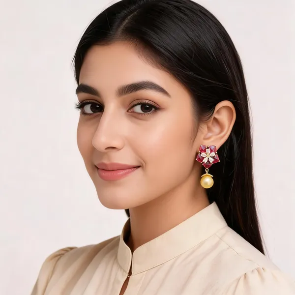 Gold_Brass_Earrings_For_Women