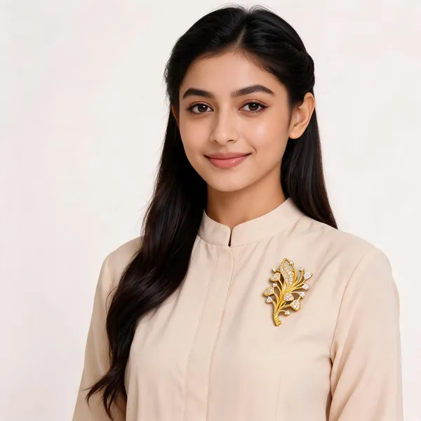 Gold_Brass_Brooch_For_Women