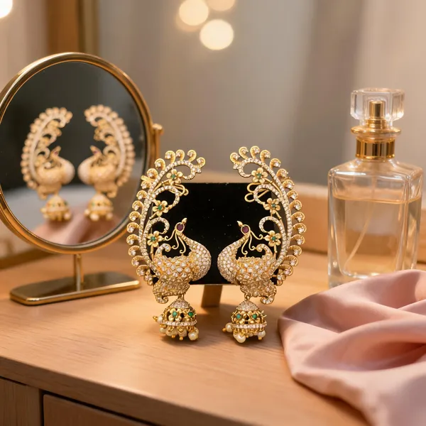 Gold_Brass_Earrings_For_Women