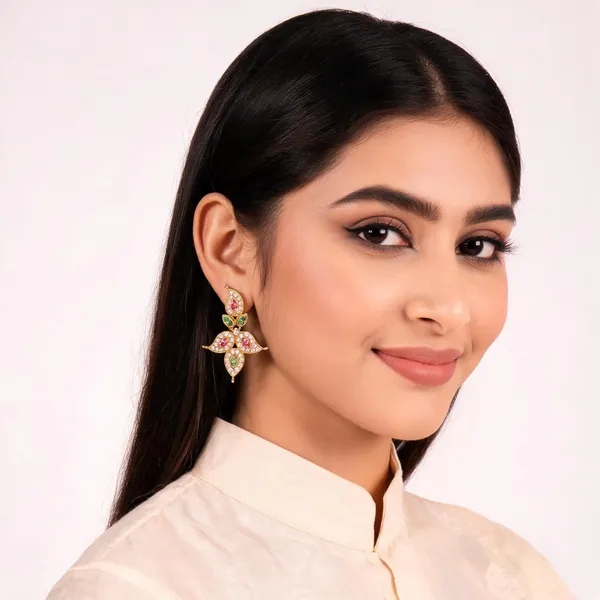 Gold_Brass_Earrings_For_Women