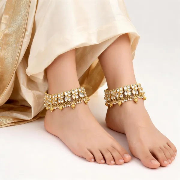 Gold_Brass_Anklet_For_Women