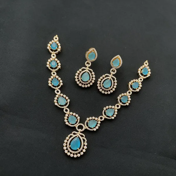 Gold_And_Blue_Brass_Jewellery_Set_For_Women