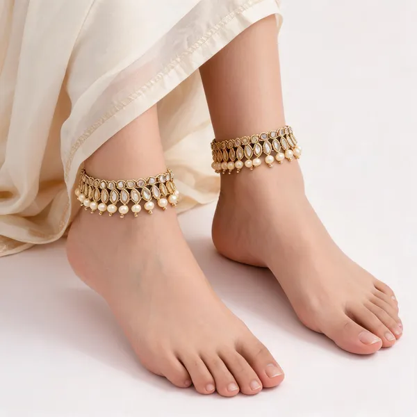 Gold_Brass_Anklet_For_Women