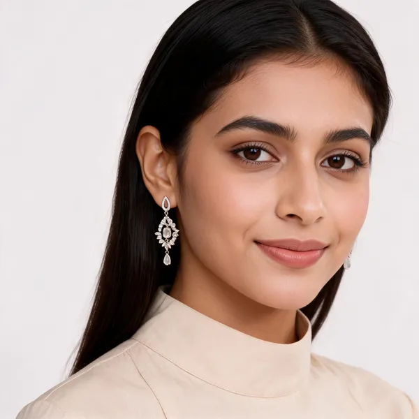Gold_And_White_Brass_Earrings_For_Women