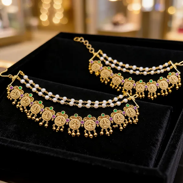 Gold_Brass_Ear_Chain_For_Women