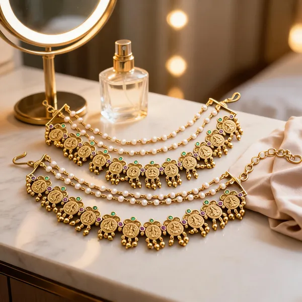 Gold_Brass_Ear_Chain_For_Women