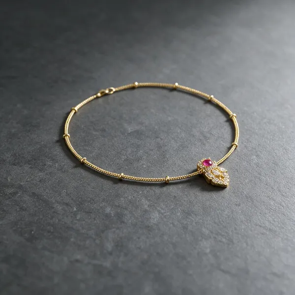 Gold_Brass_Anklet_For_Women