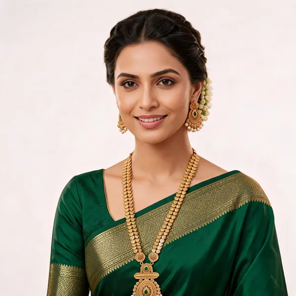 Gold_1_Gram_Gold_Traditional_Necklace_For_Women