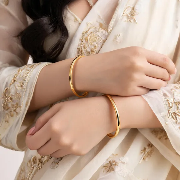 Gold_1_Gram_Gold_Polished_Slim_Bangles_For_Women_-_Pack_of_2
