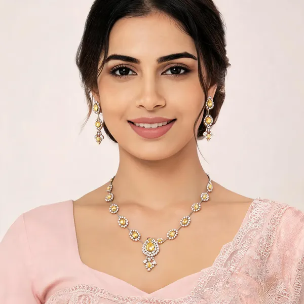 Gold-Tone_1_Gram_Gold_Floral_Stone_Necklace_Set_For_Women
