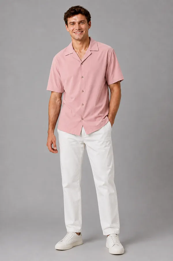 Men's_Dusty_Pink_Collar_Cotton_Flex_Shirt_�_The_Resort_Collection