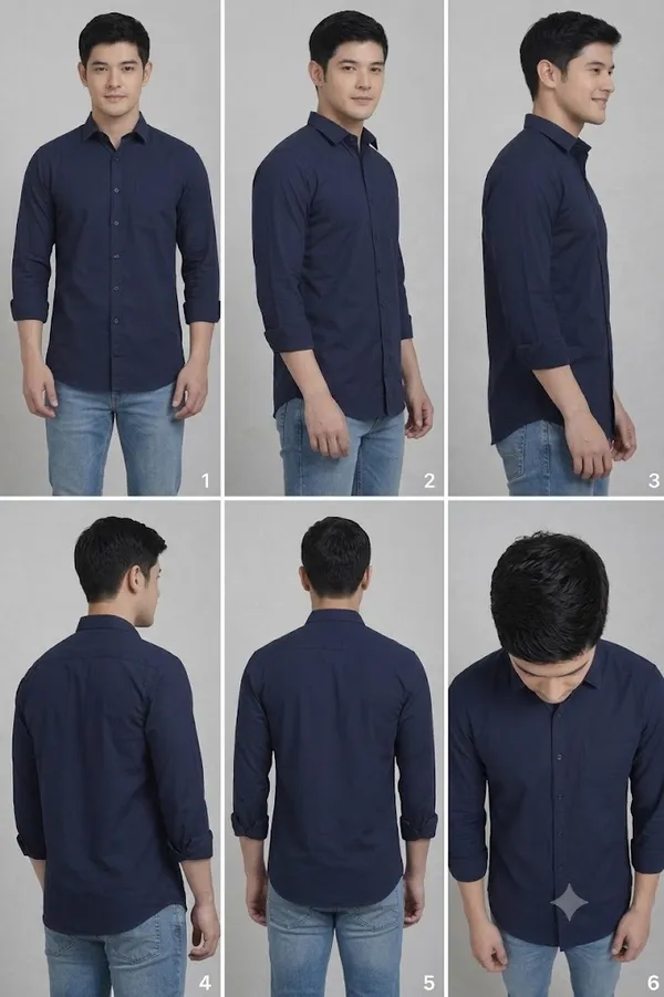 Men's_Solid_Cotton_Casual_Button-Down_Shirt_�_Dark_Blue_(Full_Sleeves)