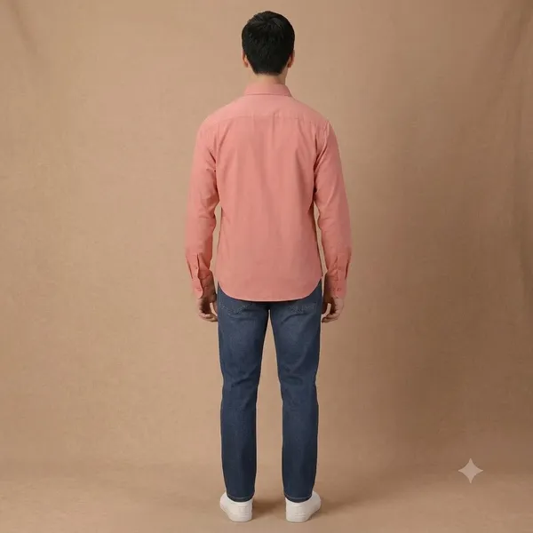 Men's_Solid_Cotton_Casual_Button-Down_Shirt_�_Peach_(Full_Sleeves)