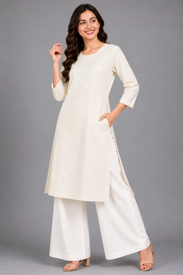Women_Cotton_Round_Neck_Straight_Kurti_Casual_Everyday_Wear