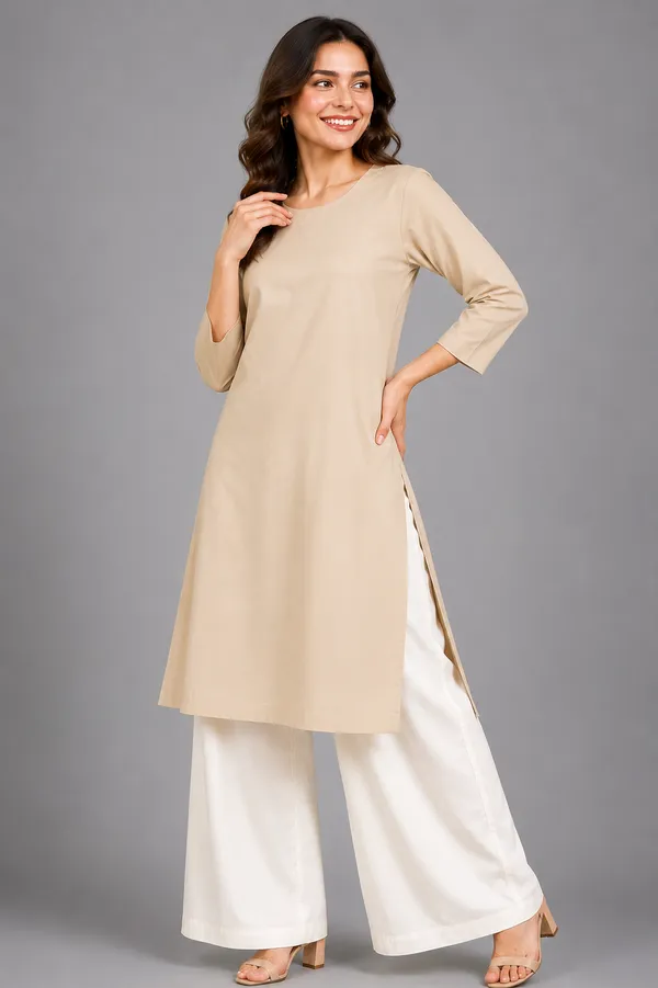 Women_Cotton_Round_Neck_Straight_Kurti_Casual_Everyday_Wear