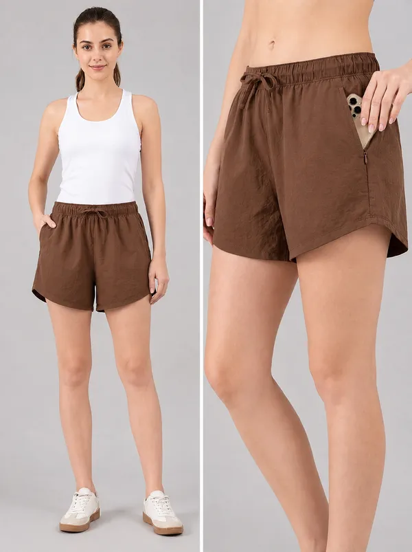 Women_Pure_Cotton_Breathable_Summer_Shorts_High-Waisted_Relaxed_Fit_Lounge_&_Sleepwear_Shorts