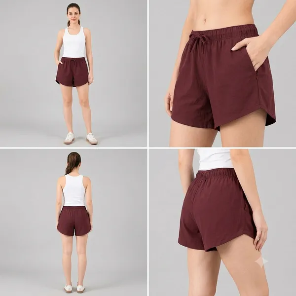 Women_Pure_Cotton_Breathable_Summer_Shorts_High-Waisted_Relaxed_Fit_Lounge_&_Sleepwear_Shorts