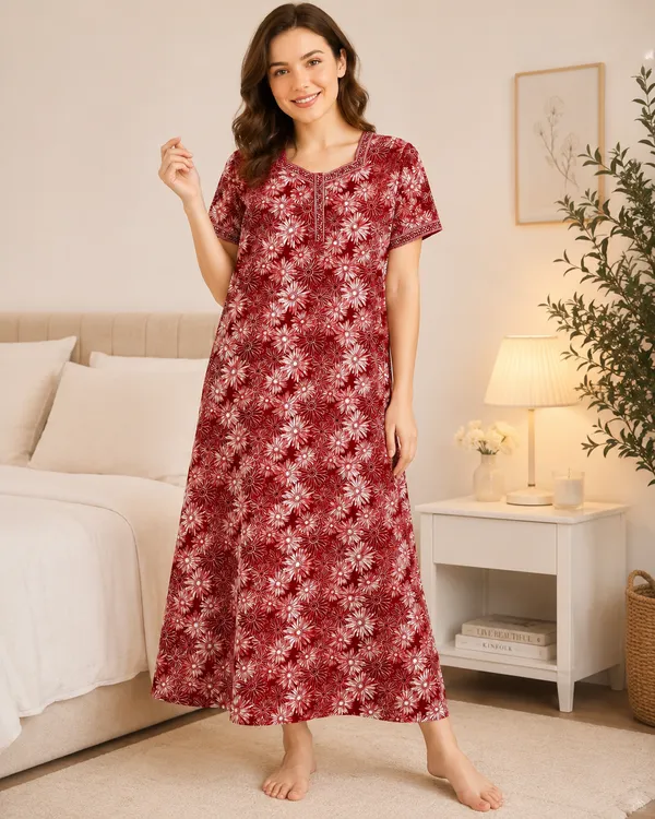 Women's_Pure_Cotton_Printed_Long_Nighty_|_Free_Size_Floral_Maxi_Nightdress