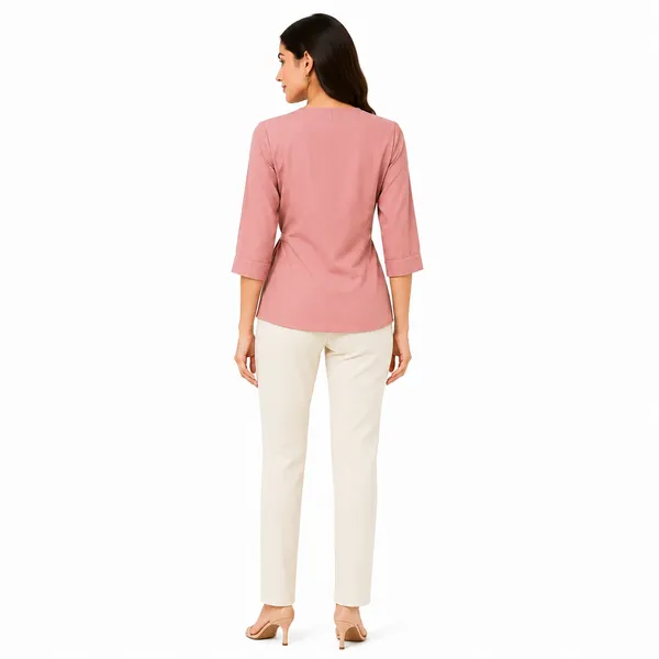 Pink_Cotton_Relaxed_Fit_Wrap_Style_Top_For_Women