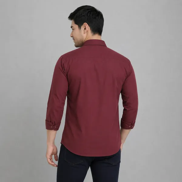 Men's_Solid_Cotton_Casual_Button-Down_Shirt_�_Maroon_(Full_Sleeves)