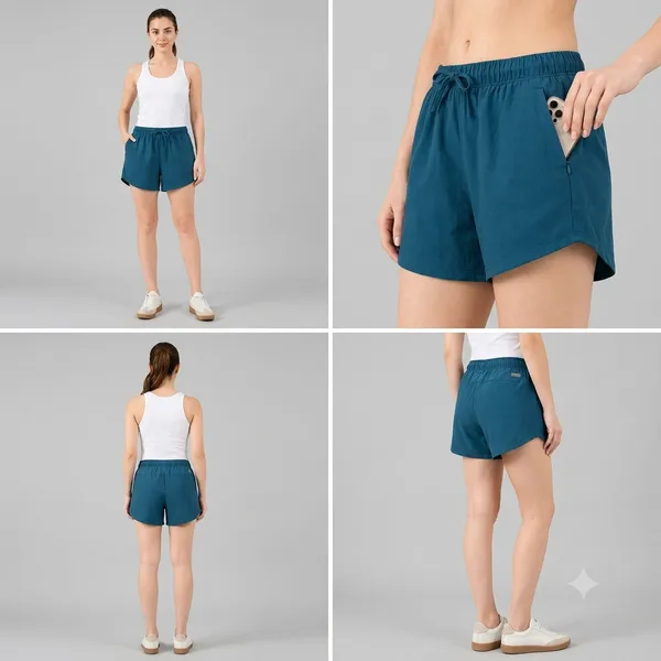Women_Pure_Cotton_Breathable_Summer_Shorts_High-Waisted_Relaxed_Fit_Lounge_&_Sleepwear_Shorts