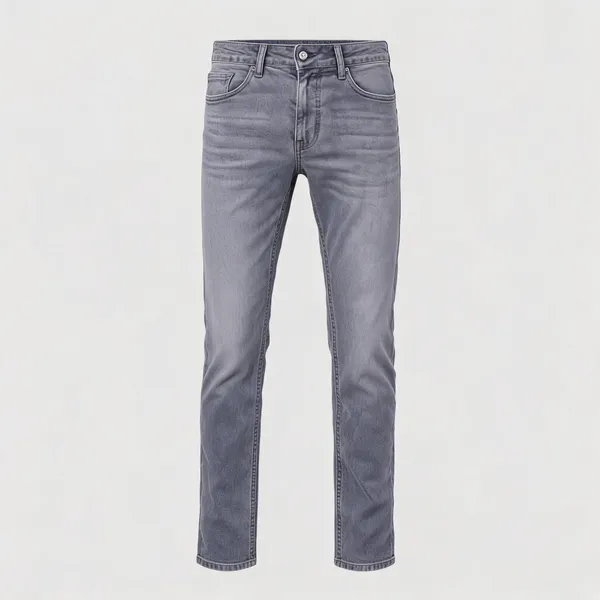 Grey_Denim_Slim_Fit_Jeans_For_Men