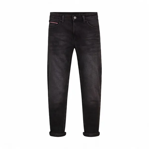 Black_Cotton_Lycra_Slim_Fit_Trousers_For_Men