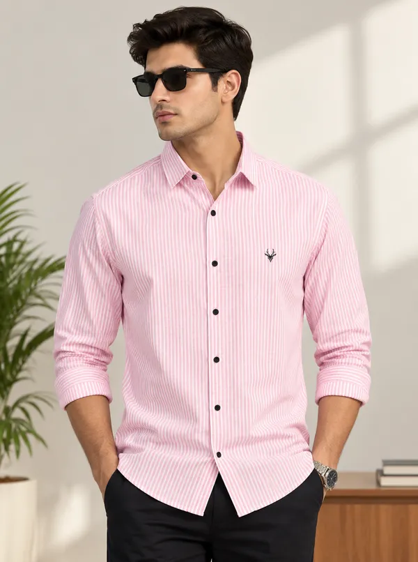 Pink_Cotton_Striped_Regular_Fit_Shirt_For_Men