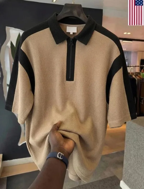 Beige_Textured_Relaxed_Fit_Polo_T-Shirt_for_Men