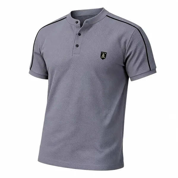 Grey_Cotton_Relaxed_Fit_Polo_T_Shirt_For_Men
