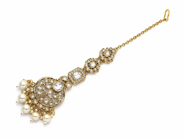 Gold-Toned_Stone_Studded_Maang_Tikka_And_Jhumka_Set_for_Women
