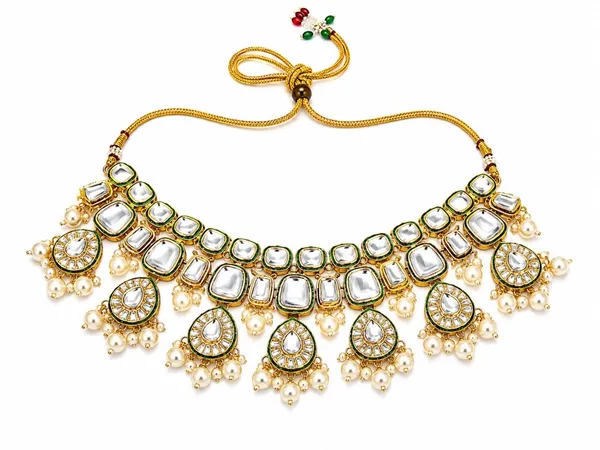Gold_Tone_Kundan_Necklace_And_Earring_Set_for_Women