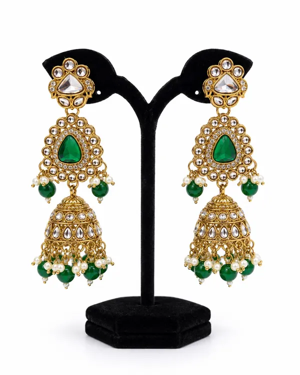 Gold_Tone_Kundan_Necklace_And_Earrings_Set_for_Women
