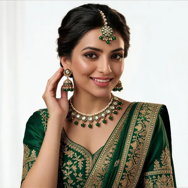 Green_Gold-Tone_Kundan_Pearl_Bridal_Dulhan_Jewellery_Set_For_Women