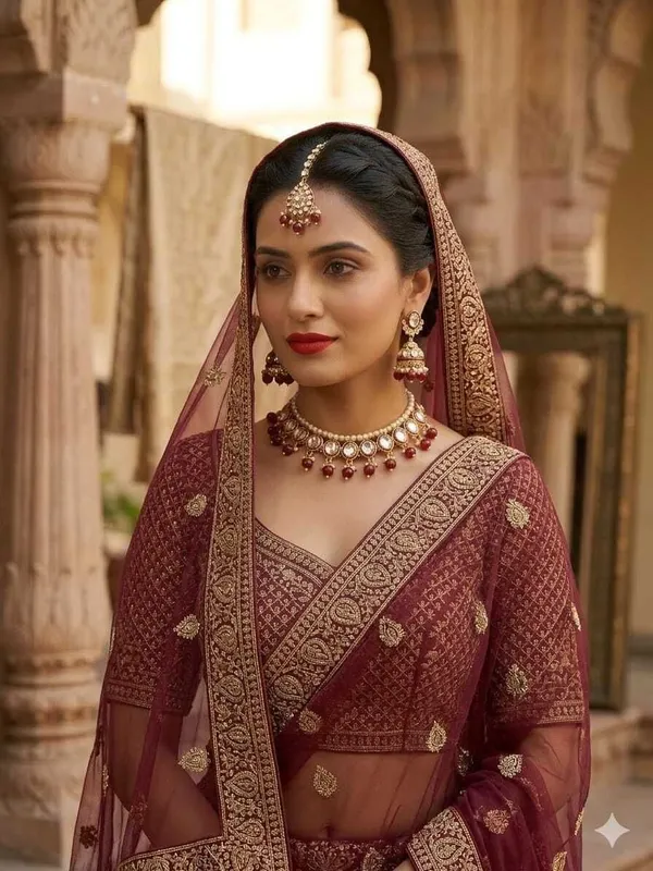 Maroon_Gold-Bridal_Dulhan_Jewellery_Set