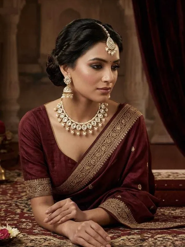White_Gold-Bridal_Dulhan_Jewellery_Set
