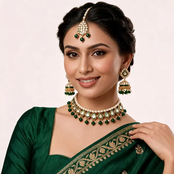 Green_Gold-Plated_Kundan_Pearl_Bridal_Dulhan_Jewellery_Set_For_Women