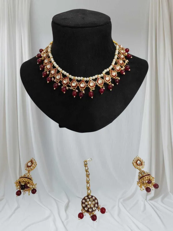 Maroon_Gold-Bridal_Dulhan_Jewellery_Set