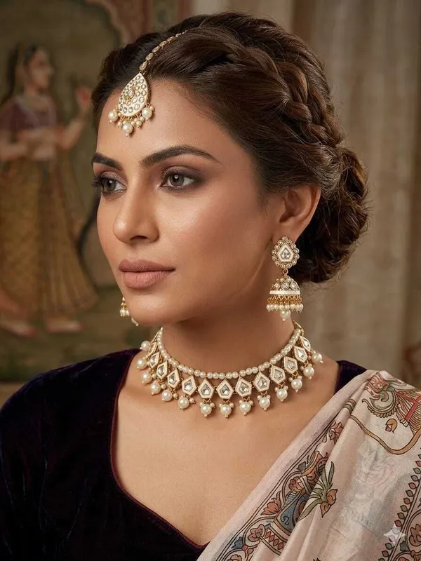 White_Gold-Bridal_Dulhan_Jewellery_Set
