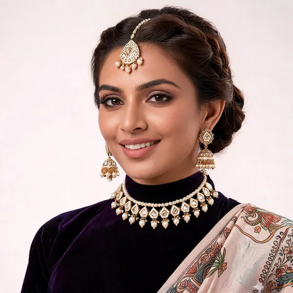 White_Gold-Plated_Kundan_Pearl_Bridal_Dulhan_Jewellery_Set_For_Women