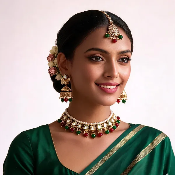Green_Maroon_Gold-Plated_Kundan_Pearl_Bridal_Dulhan_Jewellery_Set_For_Women