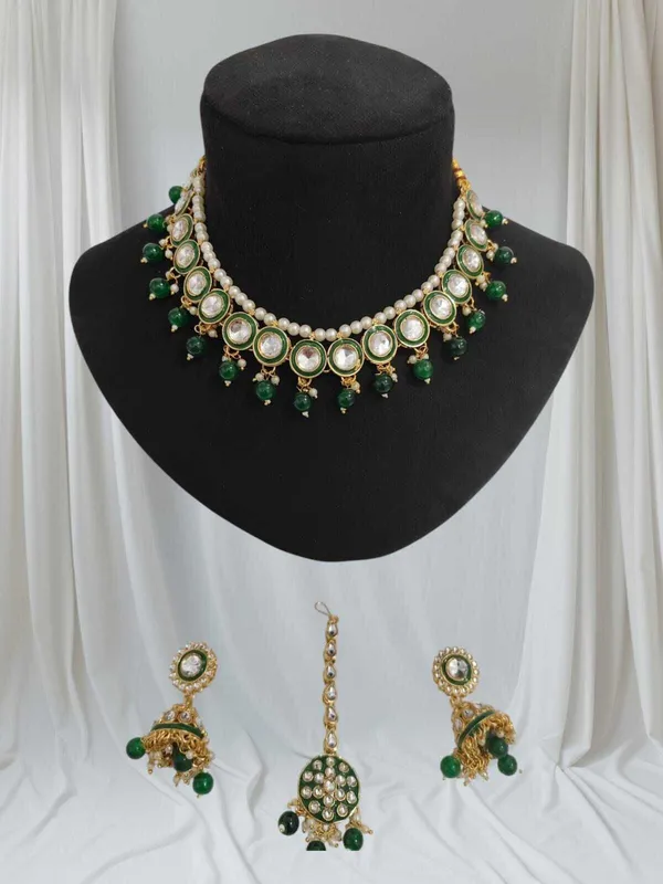 Green_Gold-Plated_Kundan_Pearl_Bridal_Dulhan_Jewellery_Set_For_Women