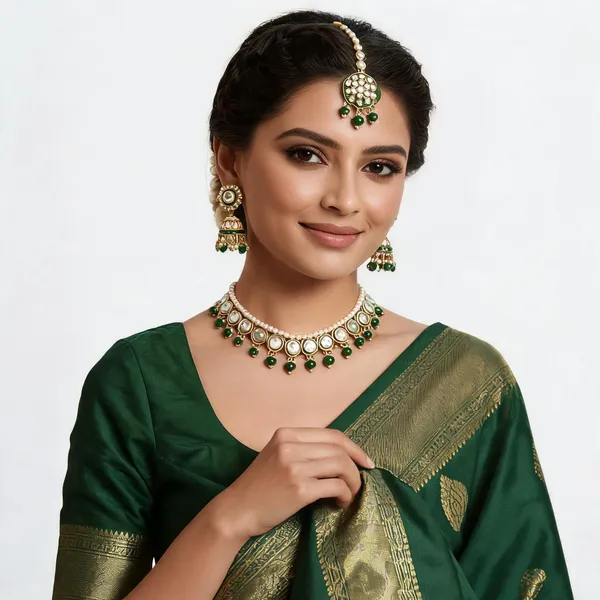 Green_Gold-Plated_Kundan_Pearl_Bridal_Dulhan_Jewellery_Set_For_Women