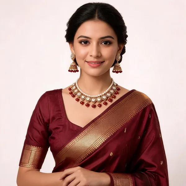 Maroon_Gold-Plated_Kundan_Pearl_Bridal_Dulhan_Jewellery_Set_For_Women