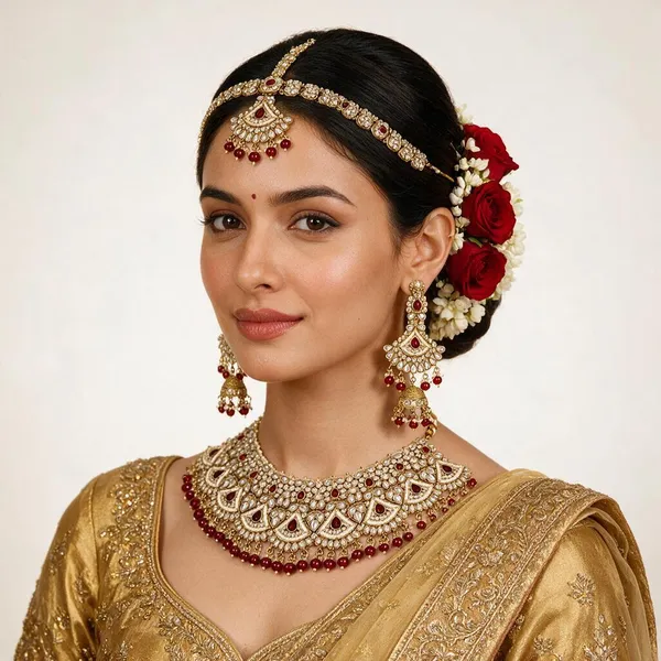 Gold-Tone_Kundan_Red_Stone_Choker_Necklace_Set_For_Women