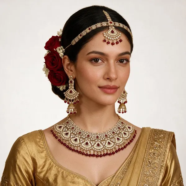 Gold-Tone_Kundan_Red_Stone_Choker_Necklace_Set_For_Women