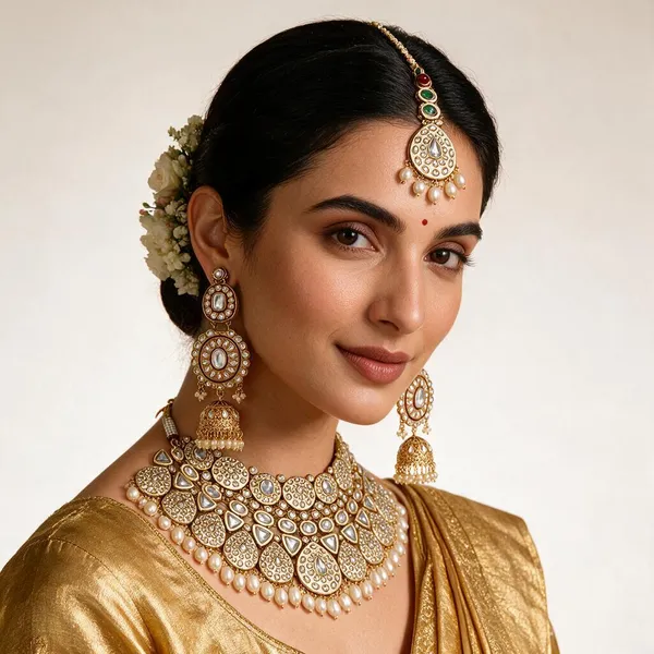 Gold-Tone_Kundan_Pearl_Layered_Bridal_Dulhan_Jewellery_Set_For_Women