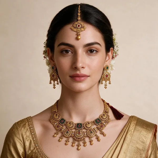 Gold-Tone_Green_Red_Kundan_Stone_Statement_Necklace_Set_For_Women